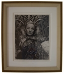 Gorgeous Marlene Dietrich 10'' x 13'' Signed Photo